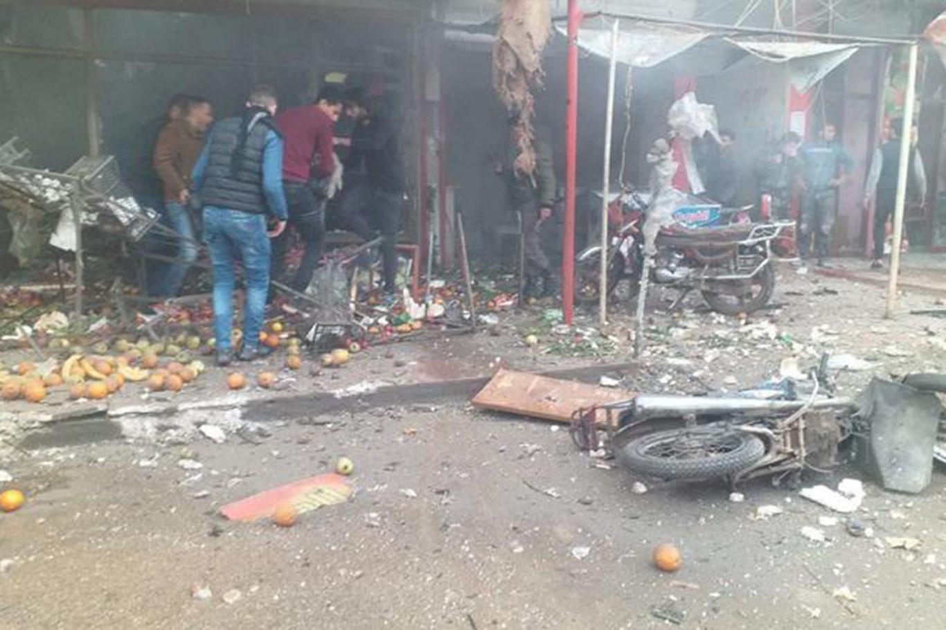 وفاة 3 مدنيين وإصابة 9 آخرين في الهجوم الصاروخي على عفرين